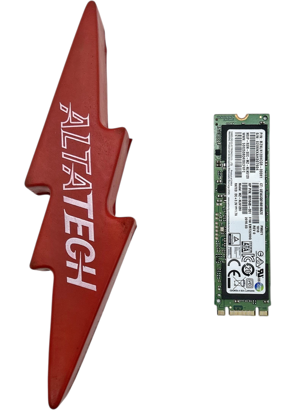 HP 801648-001 128GB SATA-3 6Gbps M.2 2280 SSD, Used