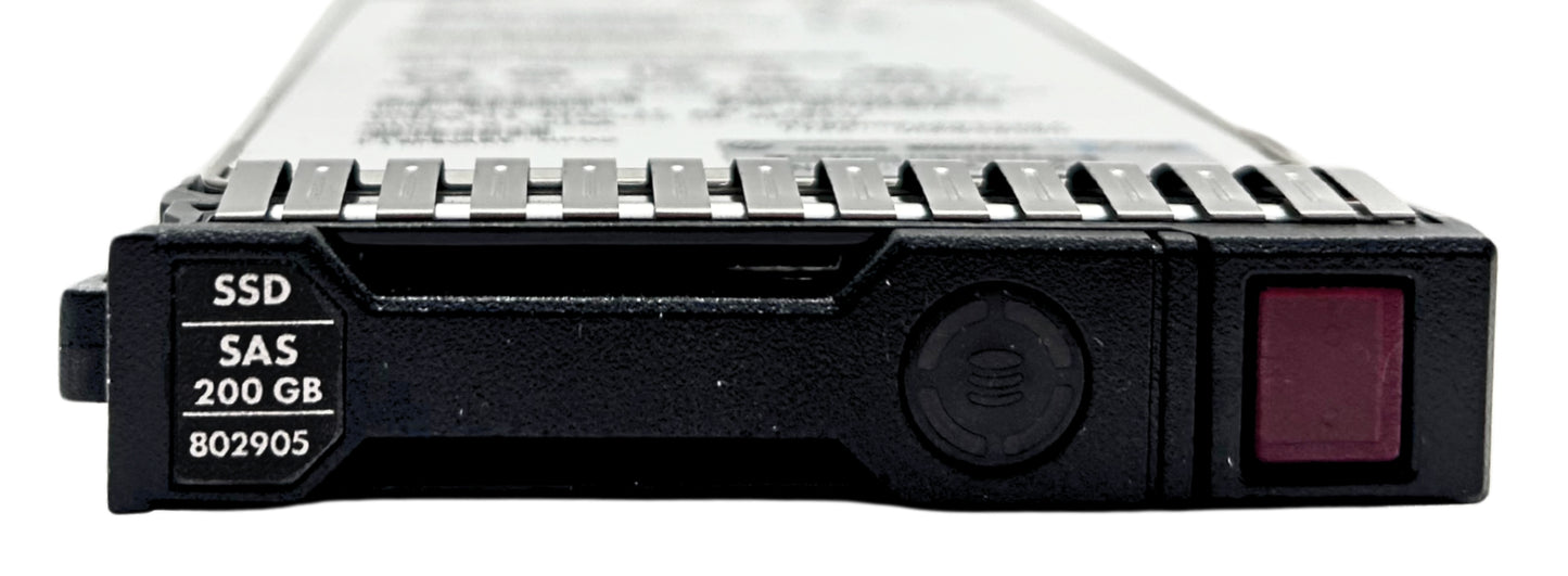 HP 802905-001 200GB 12G SFF SAS WI SC SSD, Used
