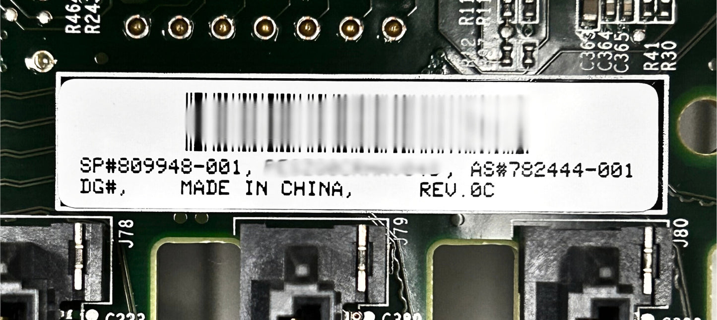 HP 809948-001 24-Slot SFF Backplane Board Assembly, Used