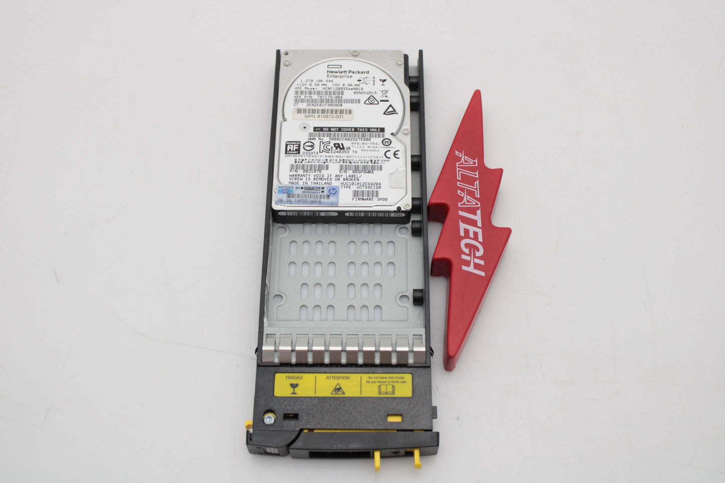 HP 810759-001 1.2TB 12G 10K SFF SAS HDD (3PAR), Used
