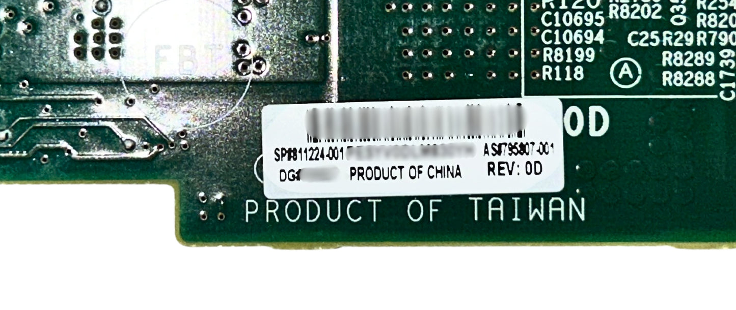 HP 811224-001 1U BAYONET BRD XL170R (APOLLO2000), Used