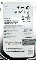 HP 820409-001 2TB 12G SAS 7.2K 3.5in MDL HDD, Used
