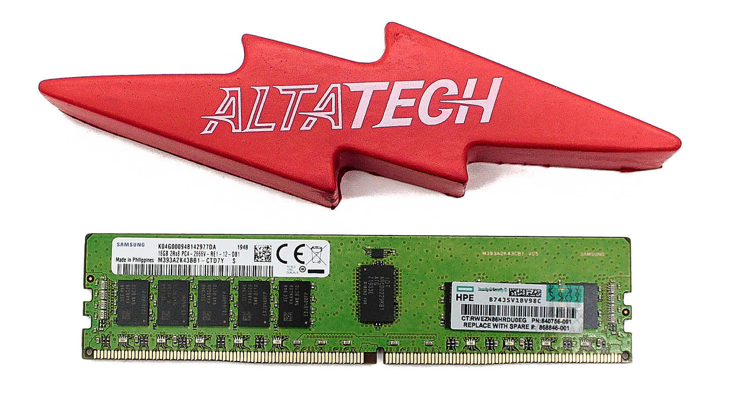 HP 835955-B21 16GB PC4-21300V DDR4-2666 2Rx8 ECC, Used