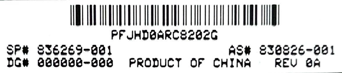 HP 836269-001 SMART ARRAY P408I-P SR G10 12G, Used