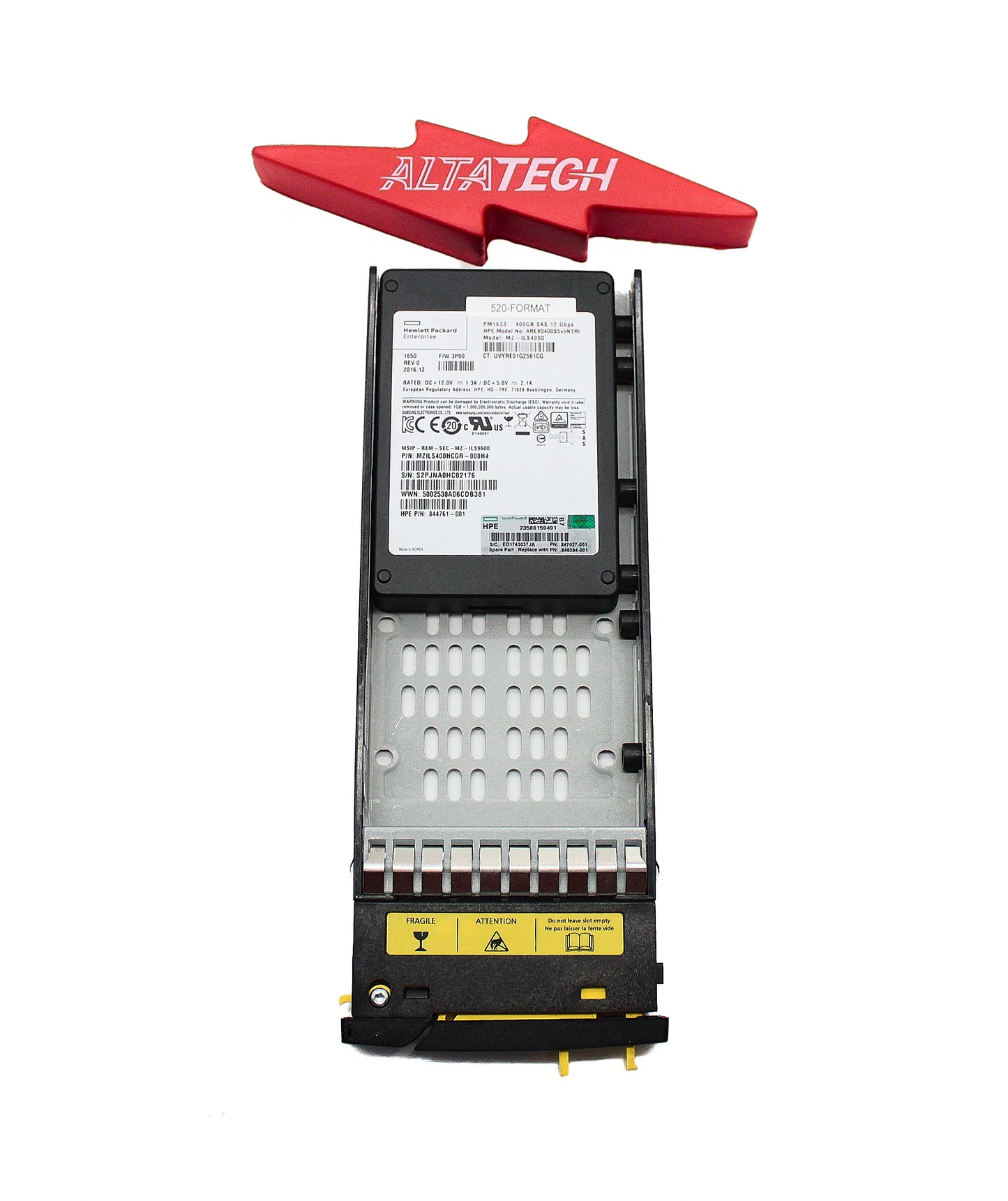 HP 846594-001 HPE 3PAR StoreServ 10000 400Gb SSD, Used