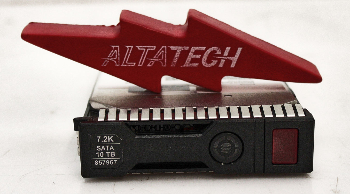 HP 857967-001 10TB 6G 7.2K LFF SATA SC DS HDD, Used