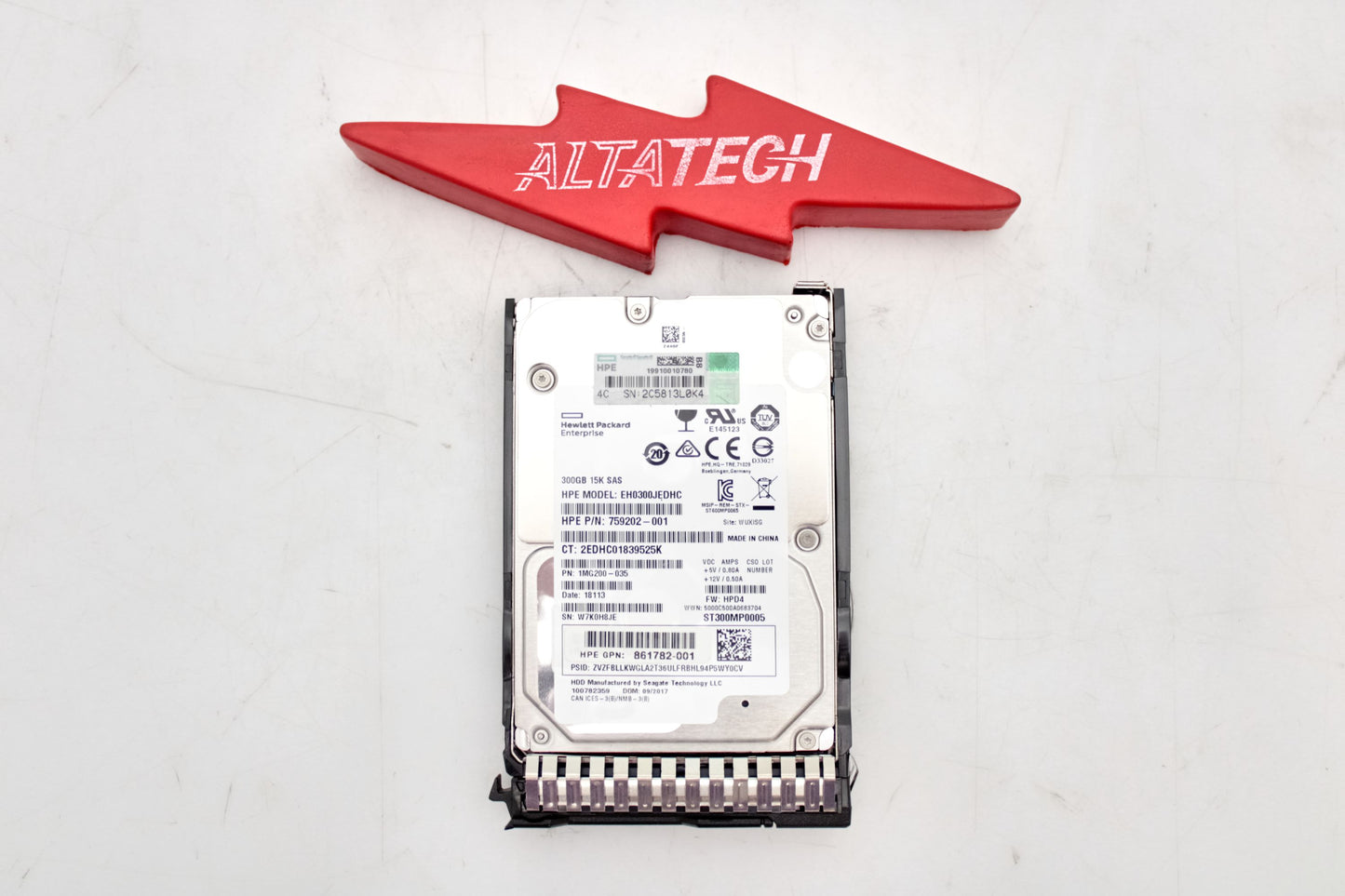 HP 862125-001 300GB 12G SAS 15K SFF SC ENT, Used