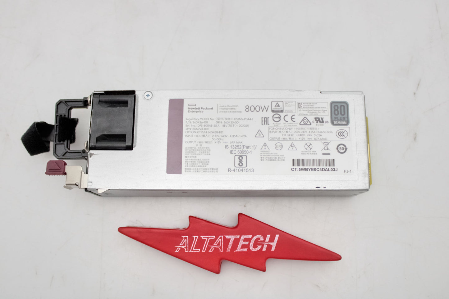 HP 866793-001 800W TITANIUM LH FS PSU, Used