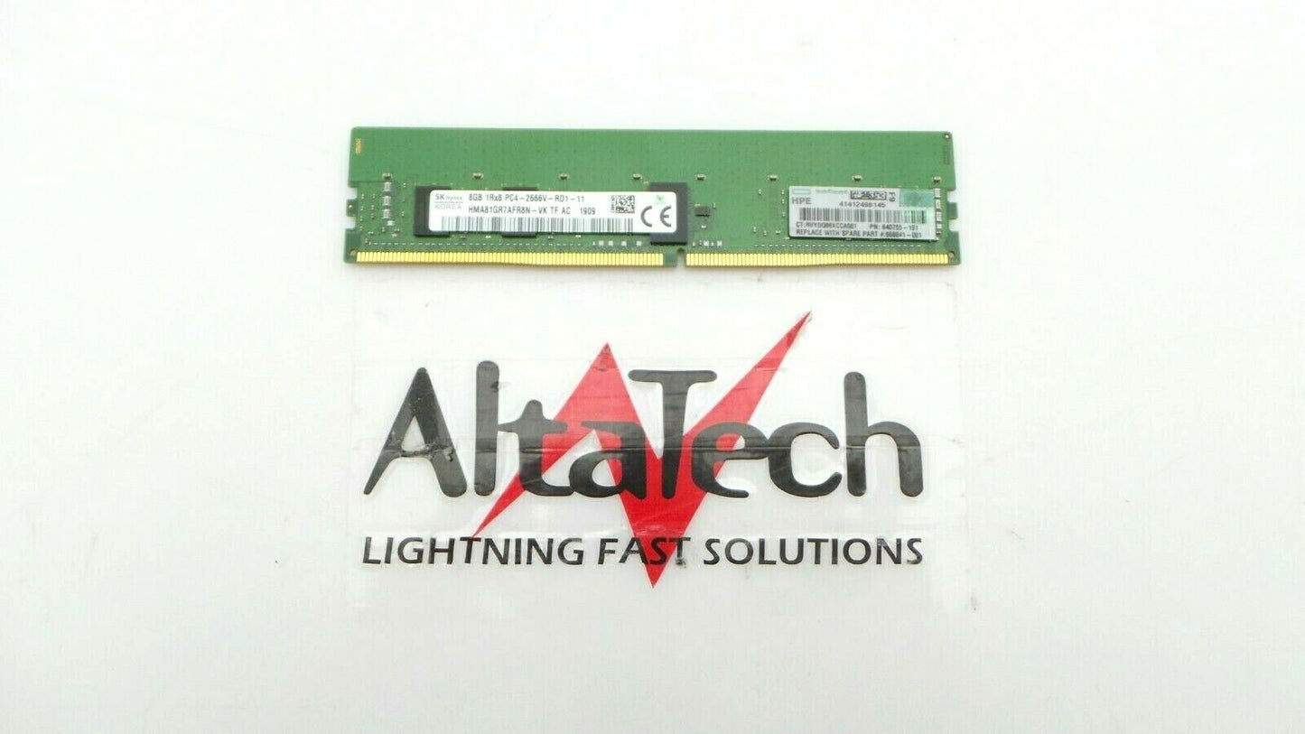 HP 868841-001 8GB PC4-21300 1Rx8 ECC, Used