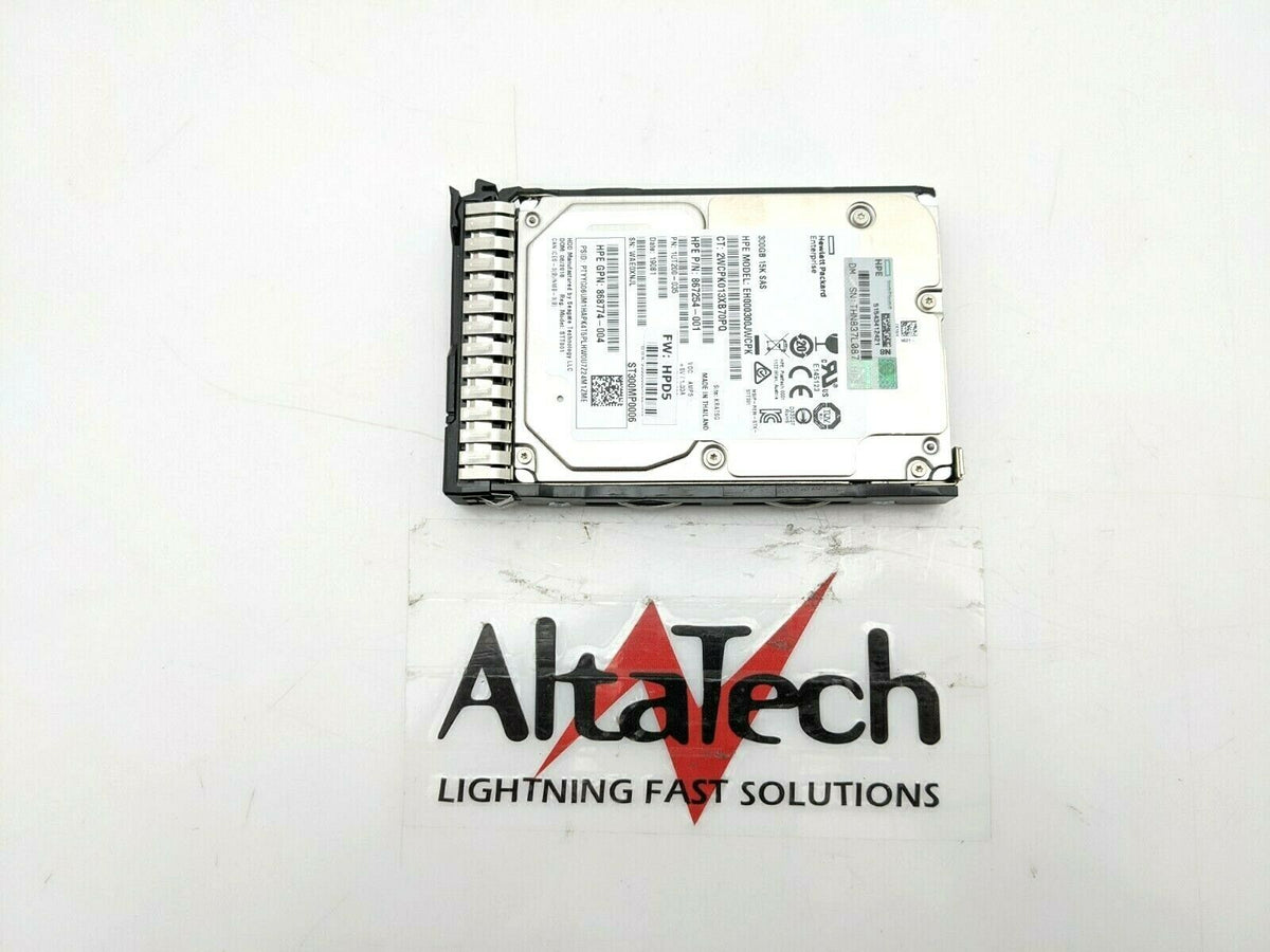 HP 870753-B21 300GB 12G 15K SFF SC DS 2.5" SAS, Used