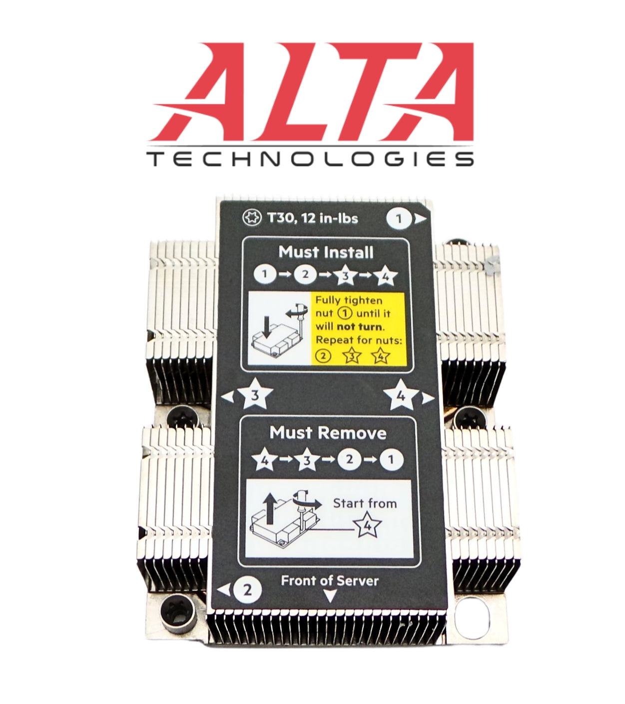 HP 873589-001 DL360 G10 HEATSINK, Used