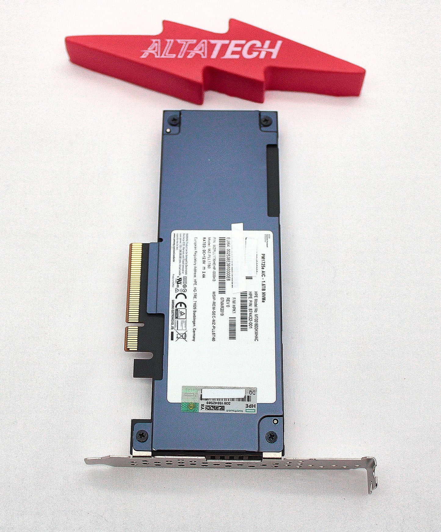 HP 874432-001 1.6TB NVME X8 MU HH DS SSD, Used