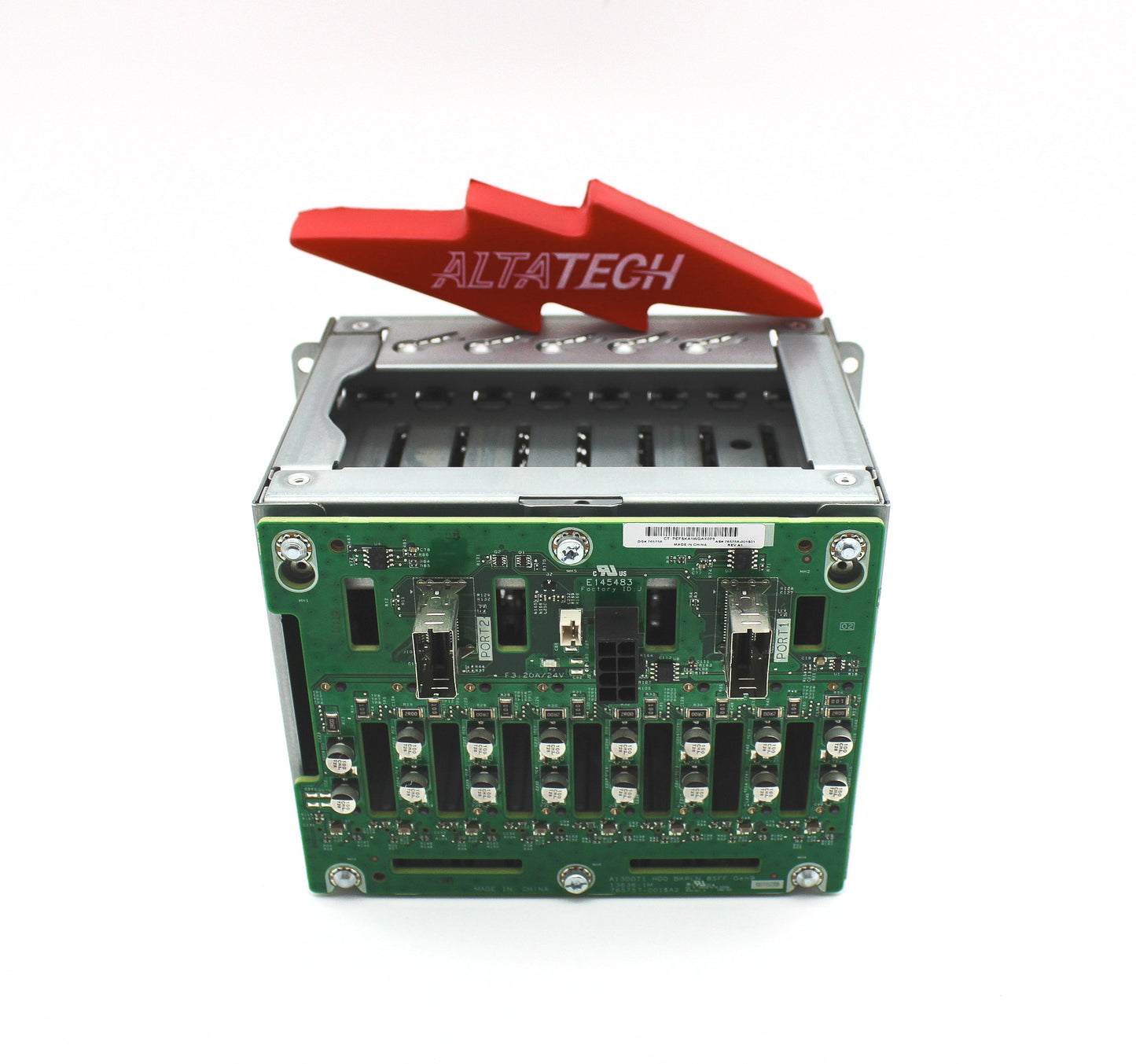 HP 874978-001 ML350 GEN10 8-BAY SFF SAS DRV CAGE, Used