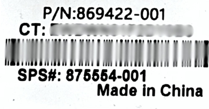 HP 875554-001 DL360 GEN10 2SFF SAS/SATA KIT, Used