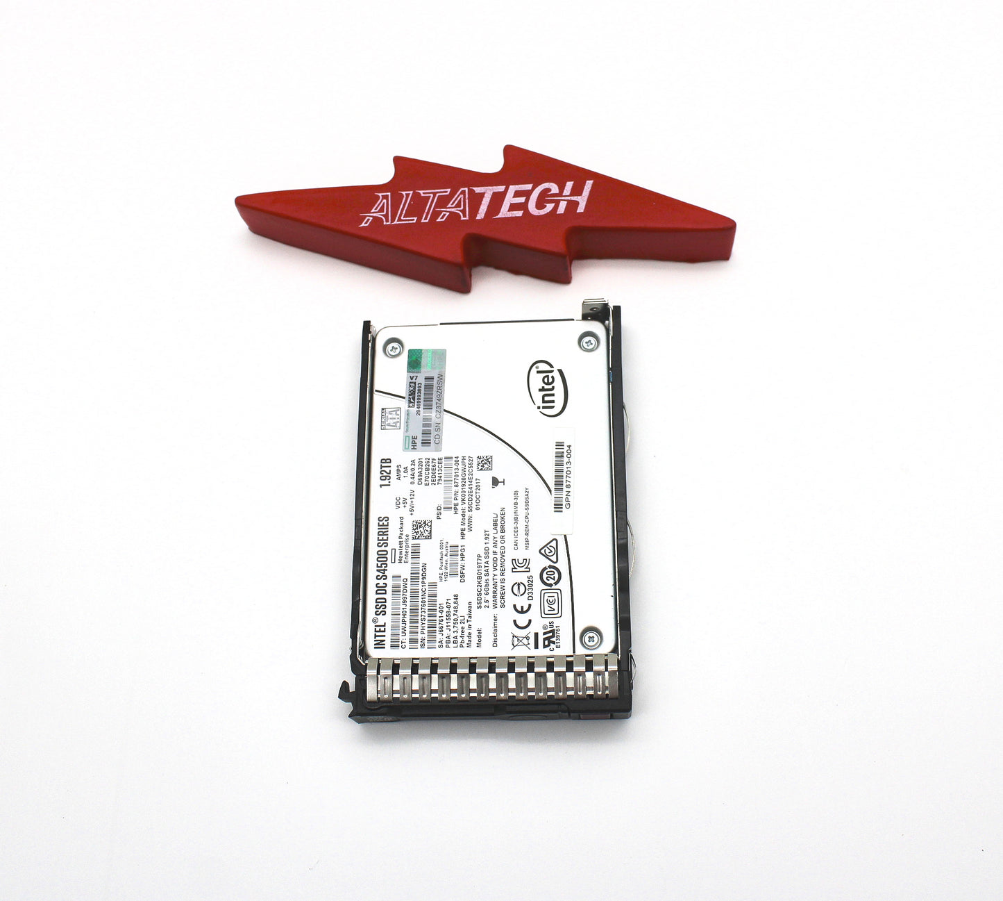 HP 878852-001 1.92TB 6G SATA RI SFF SC DS SSD, Used