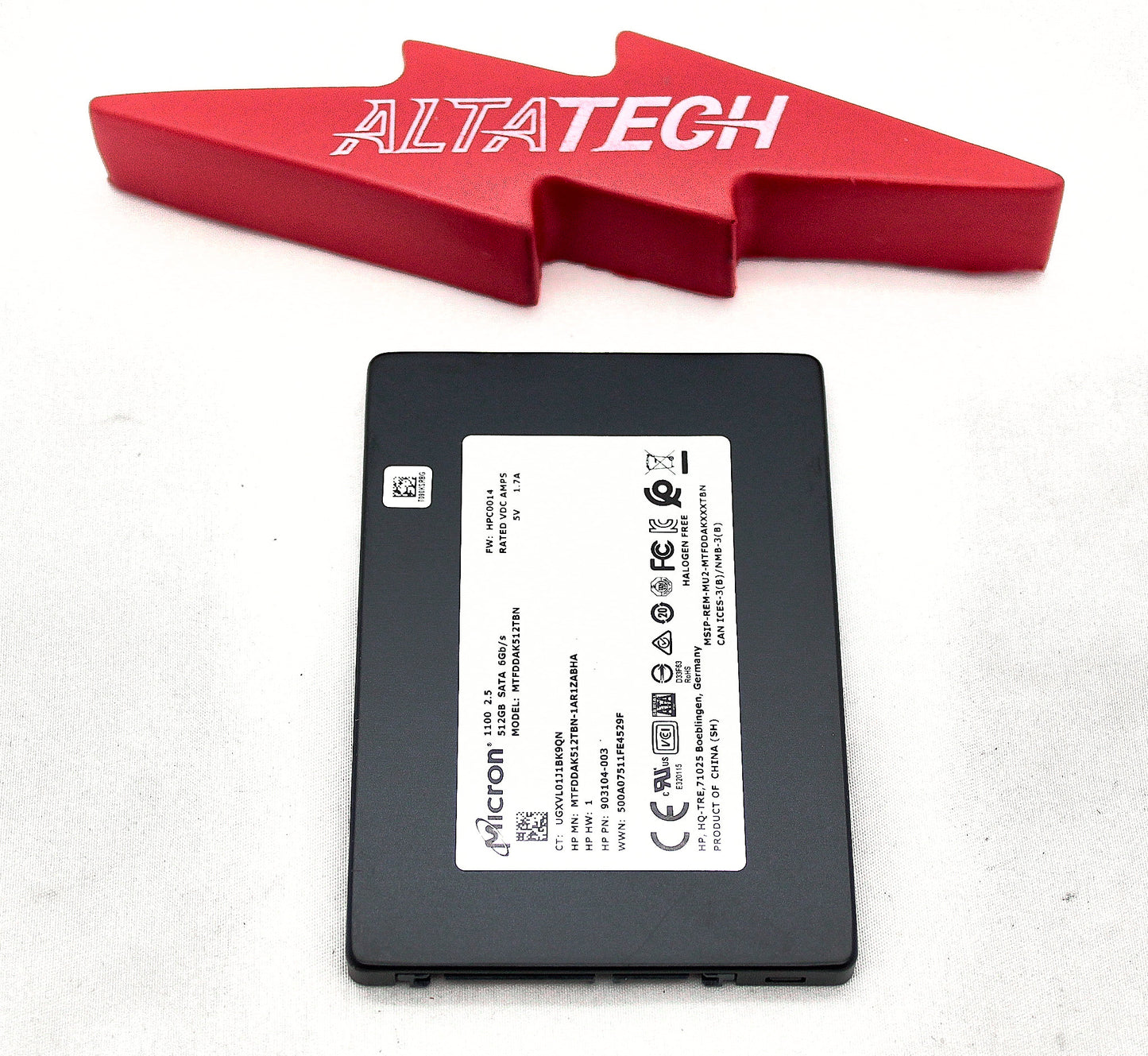 HP 903104-001 512GB SSD 2.5 SATA 6G Micron 1100, Used
