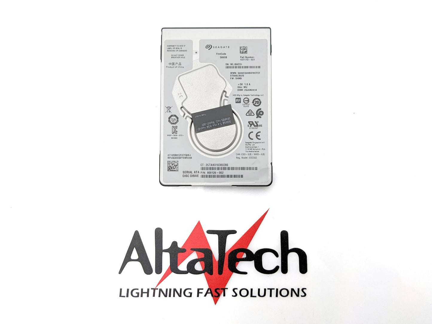 HP 916851-001 500GB (8GB NAND) SFF SATA Solid State Hybrid Drive, Used