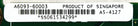 HP A6093-60003 RP8400 Disk/Media Backplane, Used