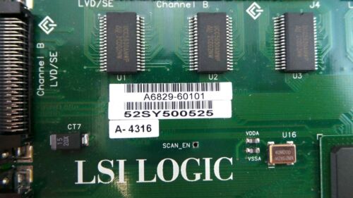 HP A6829A Dual Channel Ultra160 SCSI LVD PCI Adapter Board, Used