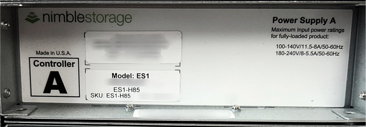 HP ES1-H85 Nimble Storage Array Expansion LFF, Used