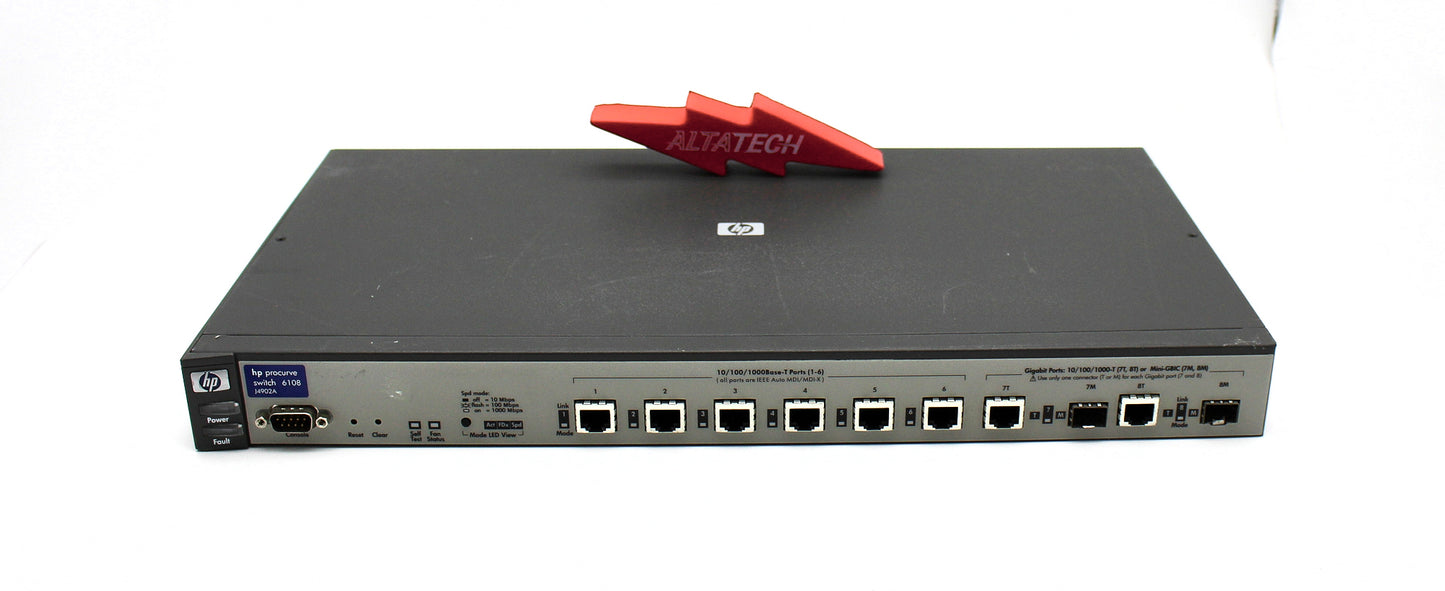 HP J4902A ProCurve 6108 Switch, 8x 10/100/1000   , Used