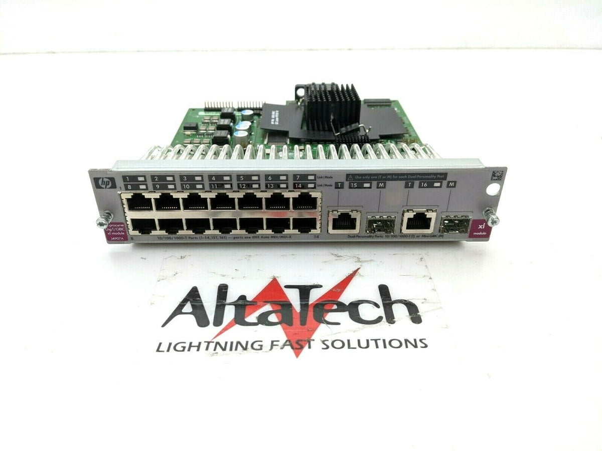 HP J4907A ProCurve 16-Port 10/100/1000 Gigabit Expansion Module, Used