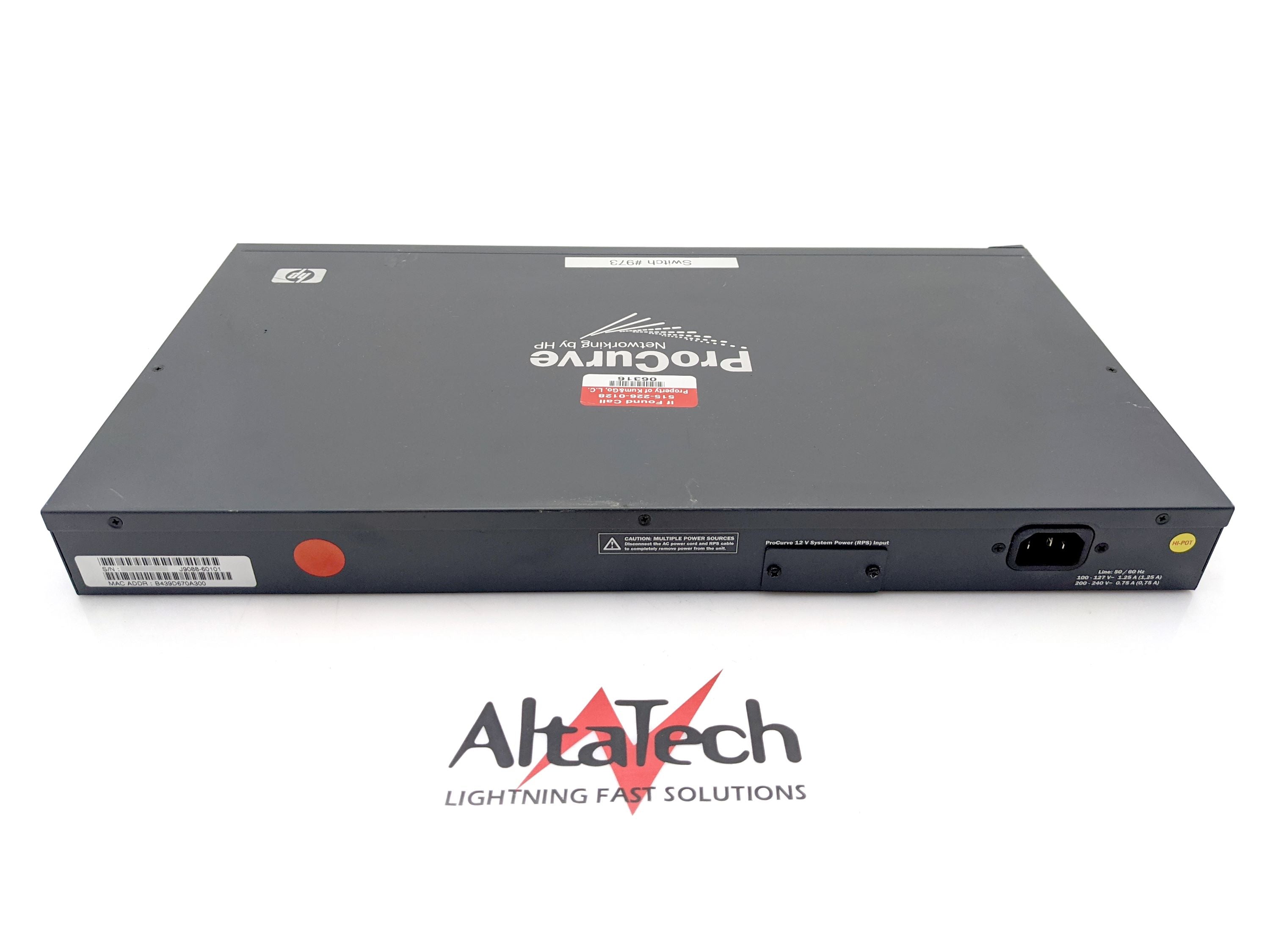 HPE ProCurve 2610-48 48-Port 10/100 Ethernet Switch J9088A,