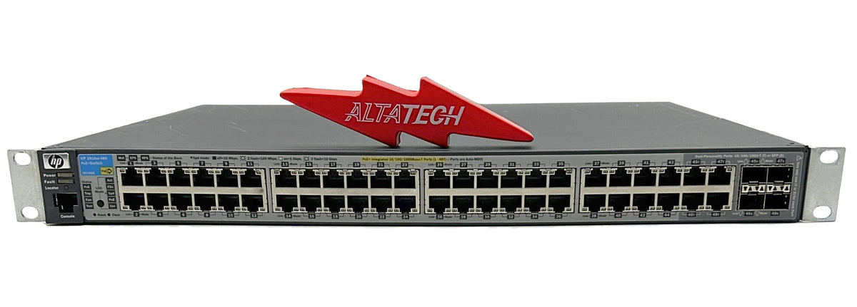 HP J9148A HP ProCurve J9148A 2910AL 48G POE+ 48 Ports Switch, Used