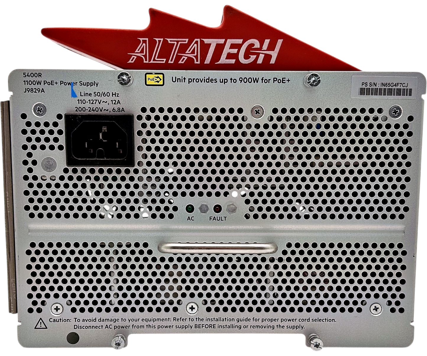 HP J9829A ARUBA 5400R 1100W POE+ ZL2 P.S., Used