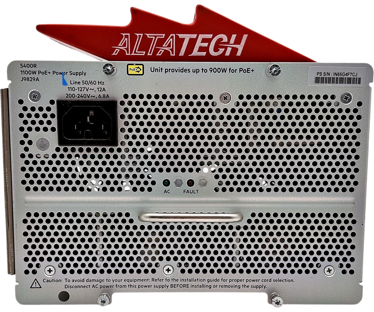 HP J9829A HP ARUBA 5400R 1100W POE+ ZL2 P.S., Used