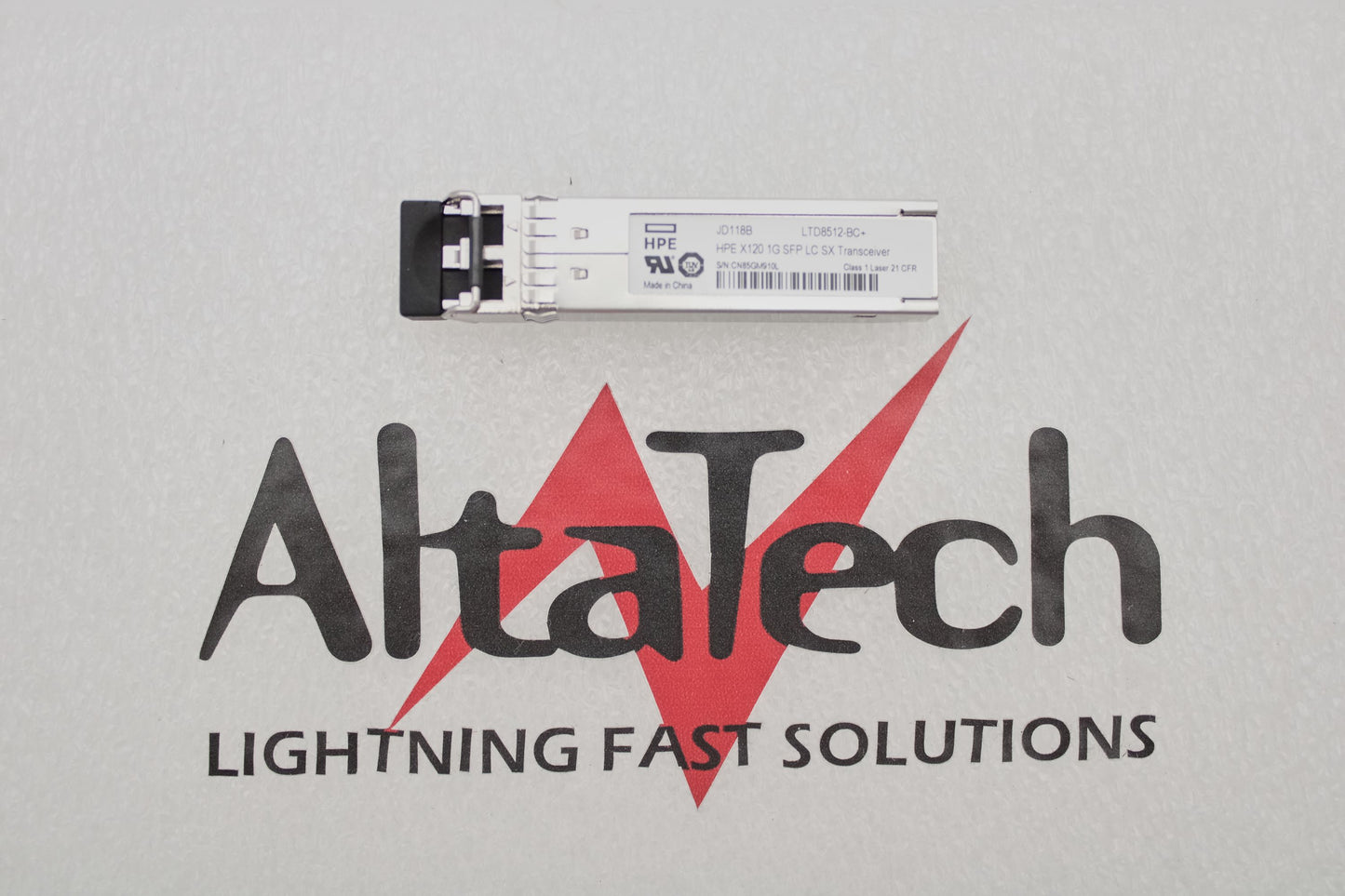 HP JD118B X120 1G SFP LC SX TRANSCEIVER, Used