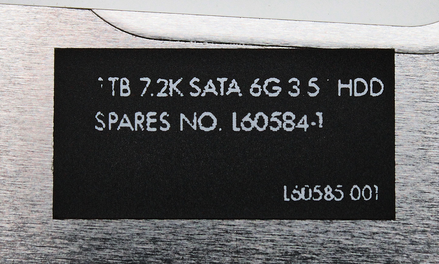 HP L60584-1 1TB 3.5" 7.2K RPM 6G SATA, Used