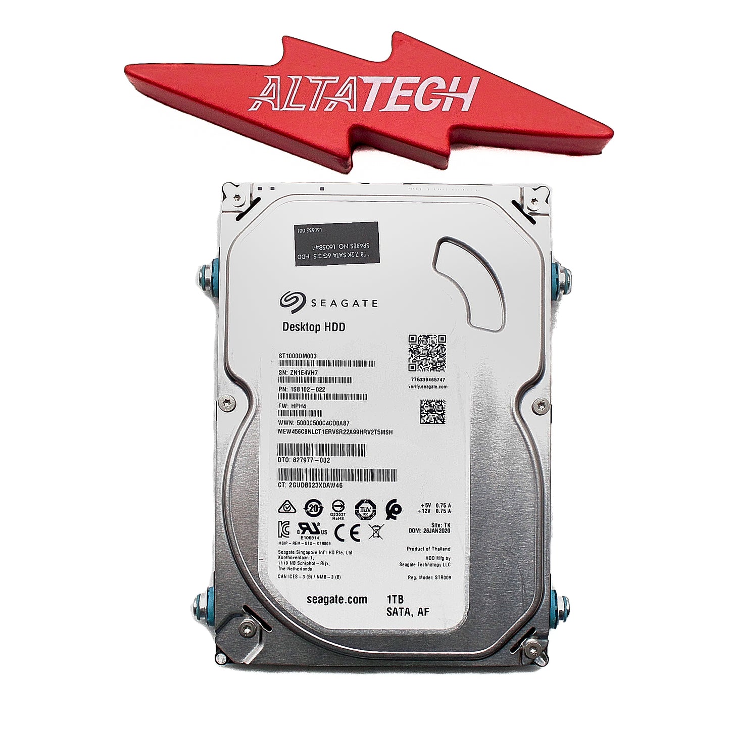 HP L60584-1 1TB 3.5" 7.2K RPM 6G SATA, Used