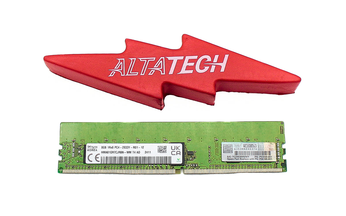 HP P06186-001 8GB 1RX8 PC4-2933Y-R SMART KIT, Used