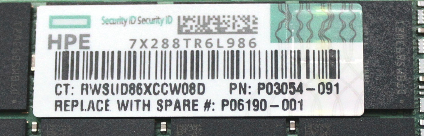 HP P06190-001 64GB 4RX4 PC4-2933Y-L SMART KIT, Used