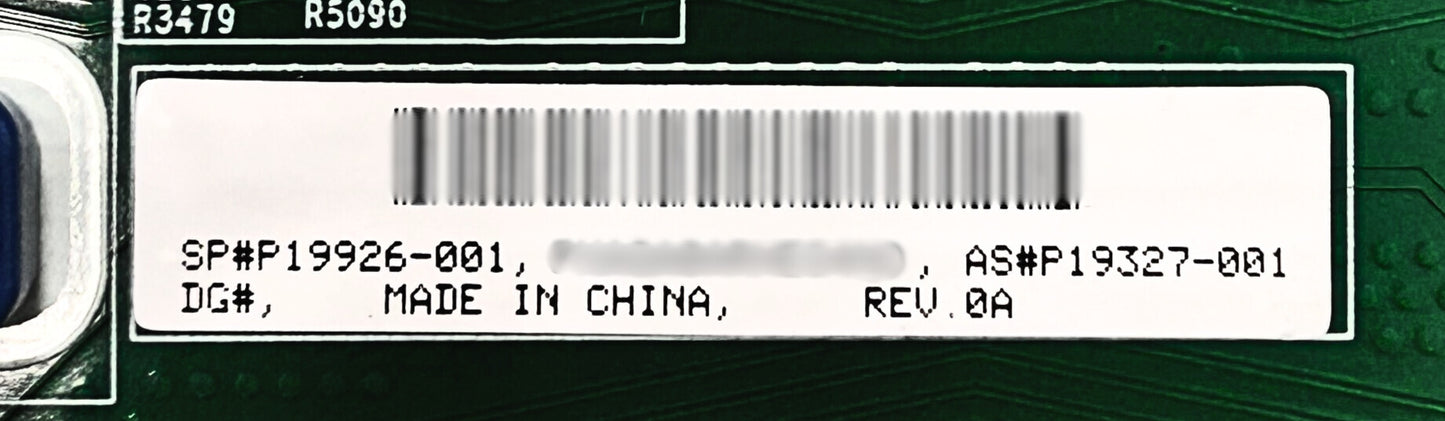 HP P19928-001 SYSTEM BOARD WITHOUT NIC (DL380G10), Used