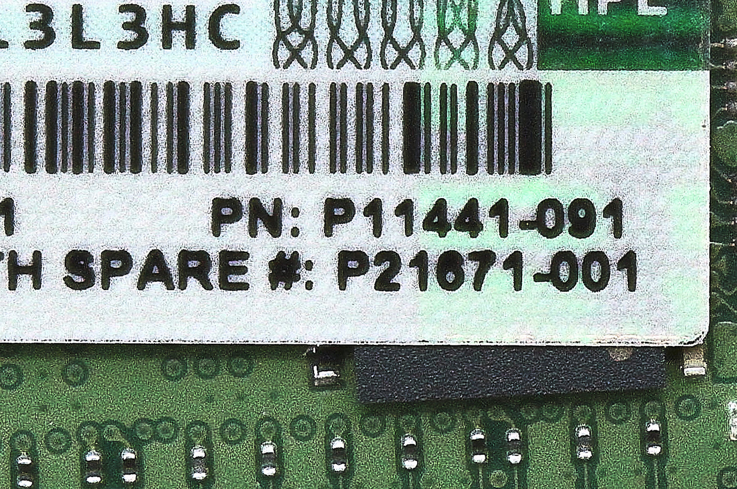 HP P21671-001 8GB (1*8GB) 1RX8 PC4-25600AA-R DDR4-3200MHZ RDIMM, Used