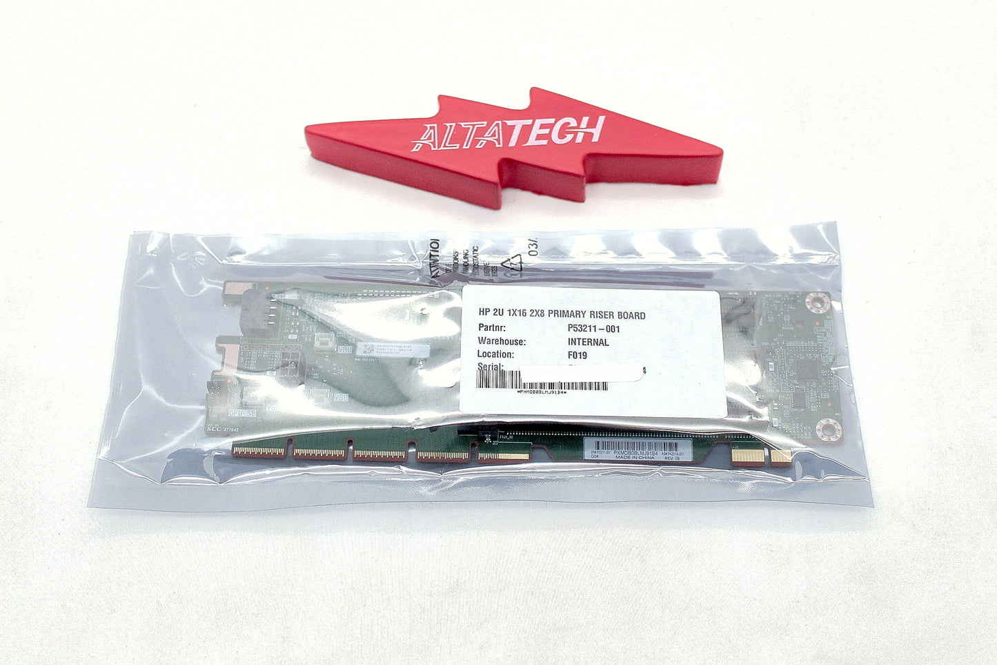 HP P53211-001 2U 1X16 2X8 PRIMARY RISER BOARD, Used