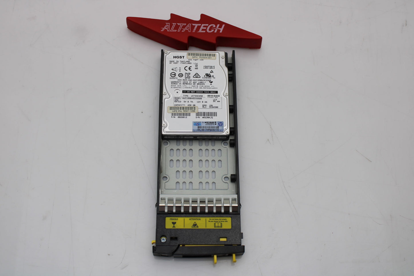 HP QR494A 450GB 6G 10K SFF SAS HDD (M6710), Used