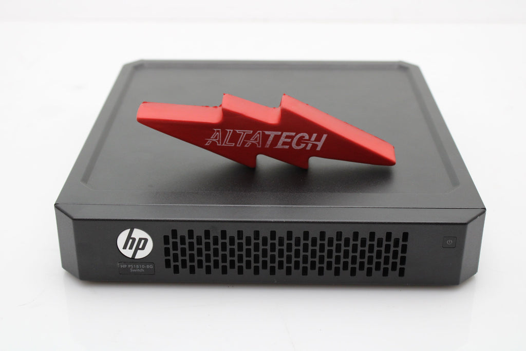 HPE PS1810-8G 8-Port Gigabit RJ-45 1U POE Switch J9833A, No