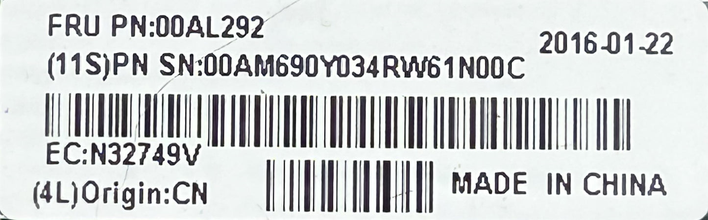 IBM 00AL292 10GBE DUAL PORT EMBEDDED ADAPTER, Used