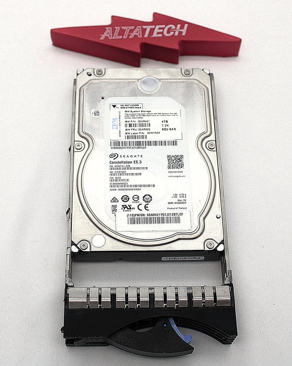 IBM 00AR322 4TB 7.2K 6GB 3.5" SAS GEN2, Used