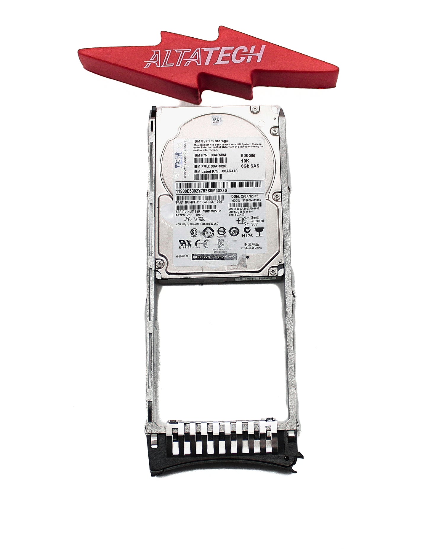 IBM 00AR325 600GB 10K 6GPS 2.5" SAS (AHF1), Used