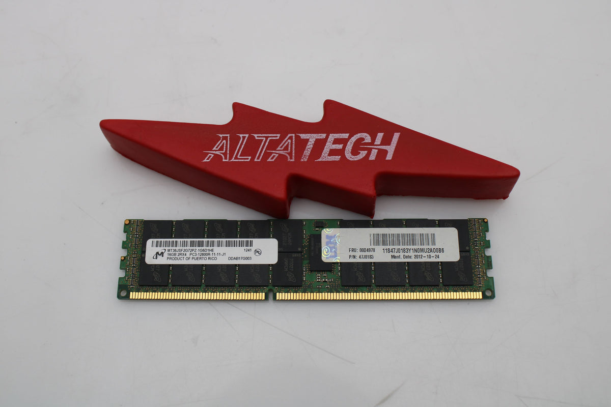 IBM 00D4968 IBM 16GB PC3-12800R DDR3-1600 2RX4, Used