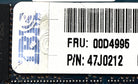 IBM 00D4995 8GB PC3-12800R DDR3-1333 2RX8 VLP, Used