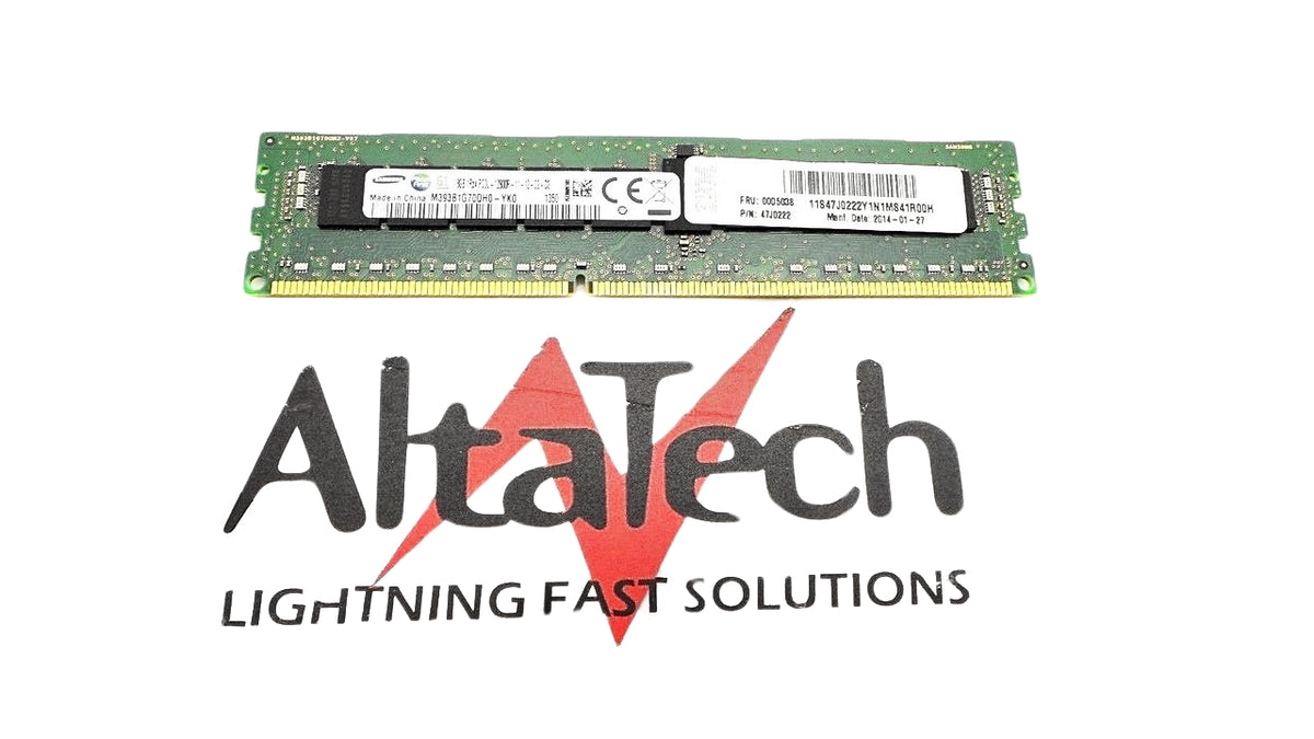 IBM 00D5036 IBM 8GB PC3L-12800R DDR3-1600 1RX4, Used