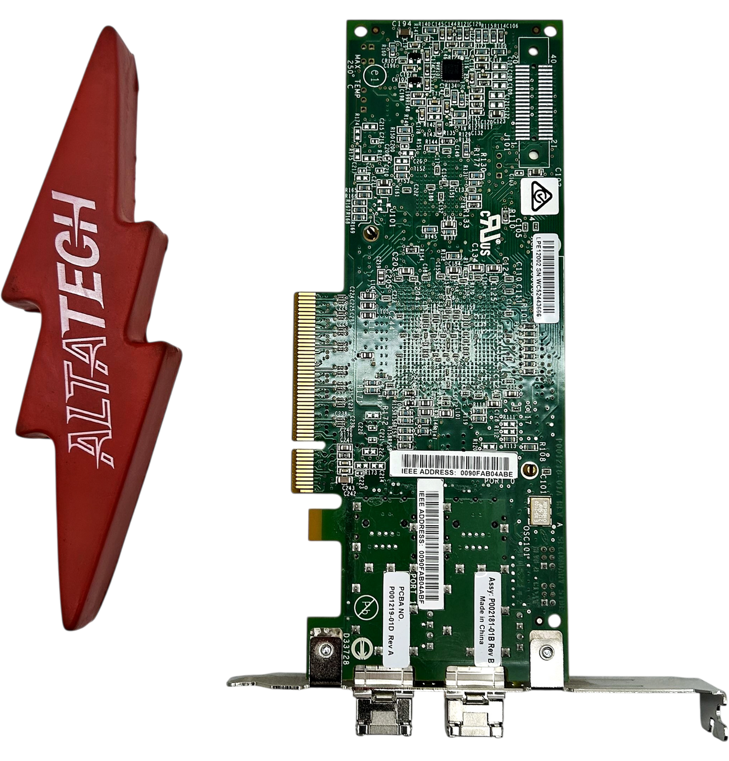 IBM 00JY848 IBM EMULEX 8GB DUAL PORT PCIE FC, Used