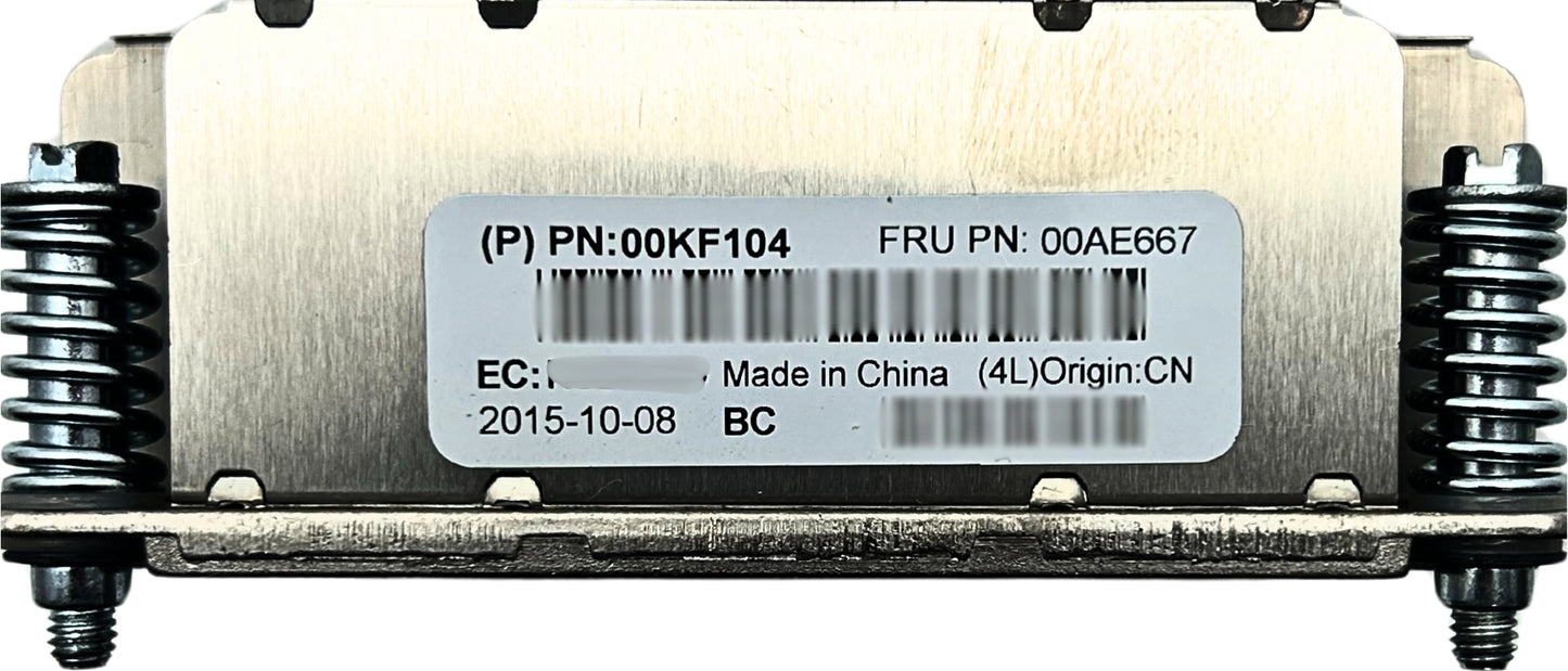 IBM 00KF104 HEATSINK CPU#1 FOR FLEX SYS X240 M5, Used