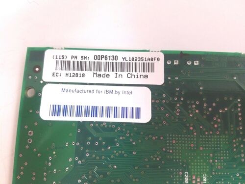 IBM 00P6130 10/100/1000 RJ45 PCI-X Ethernet Adapter Card ( 00P6130 ) FC 5701 5701-701X, Used