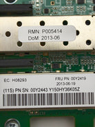 IBM 00Y2419 10GB ISCSI FCOE 2PORT HBA V3700 PORT HOST INTERFACE CARD, Used